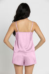 Zivame Luxe Satin 5 Pc Sleep Set - Bridal Rose — thumbnail 7